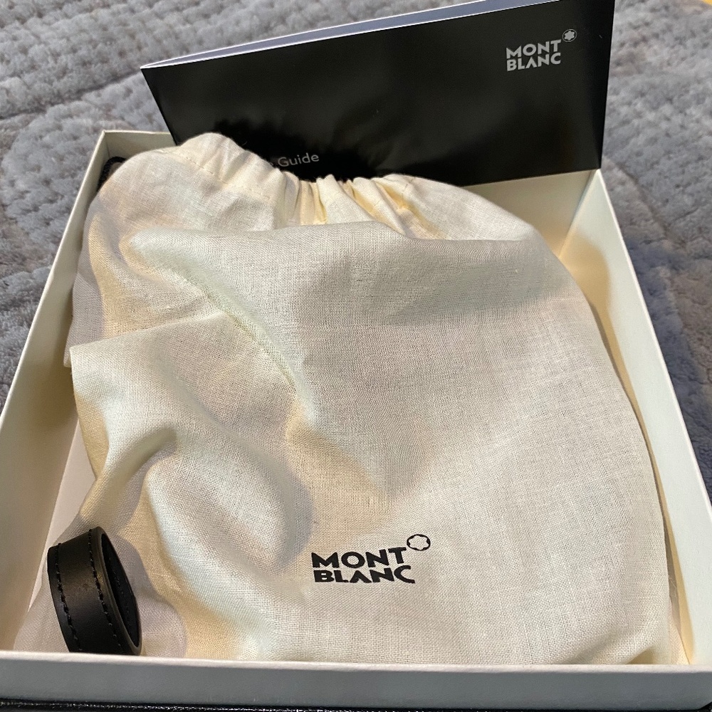 MONT BLANC BELT IN BLACK